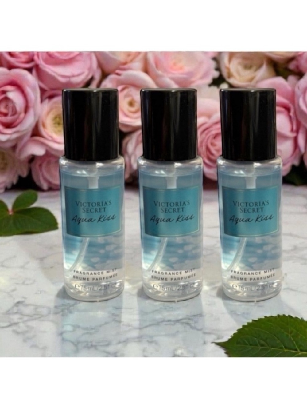 3 Aqua Kiss Fragrance Mists